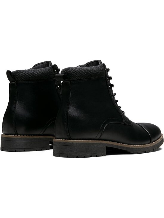 Men\'s Black Casual Chukka Boots Motorcycle Wear hiking main image 6